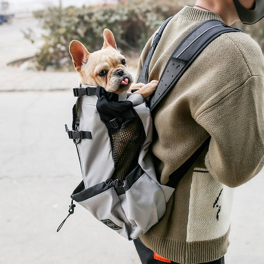 Portable Double-Shoulder Dog Backpack