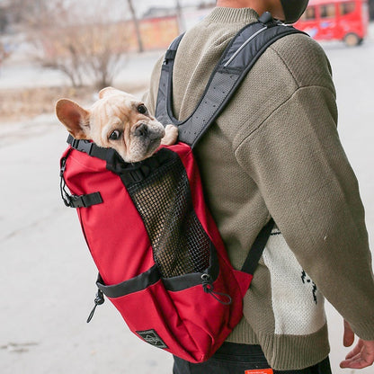 Portable Double-Shoulder Dog Backpack