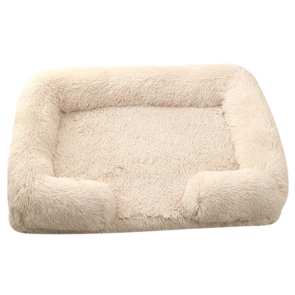 Plush Round Dog Bed