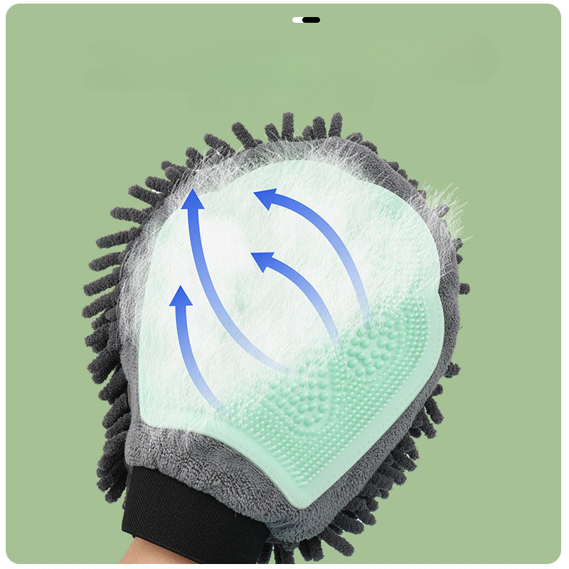 Dual-Sided Pet Bath Brush