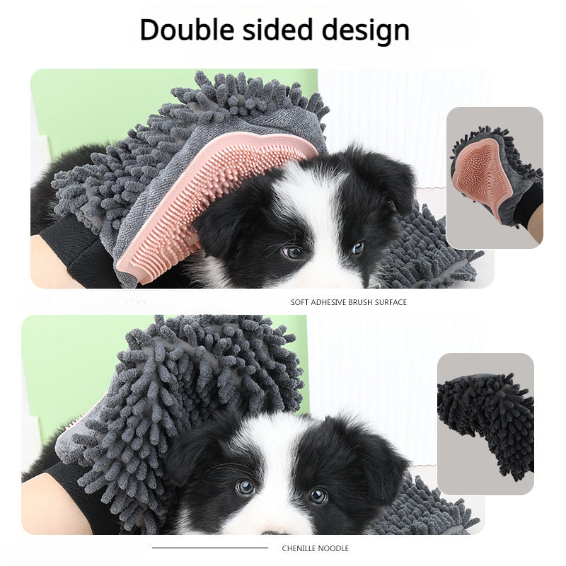 Dual-Sided Pet Bath Brush