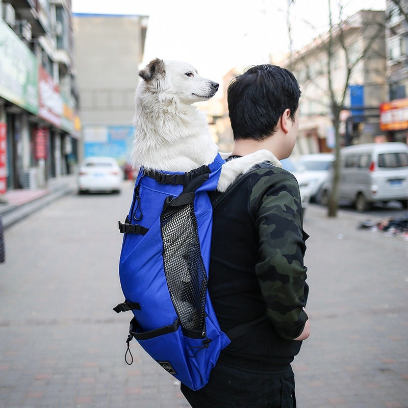 Portable Double-Shoulder Dog Backpack