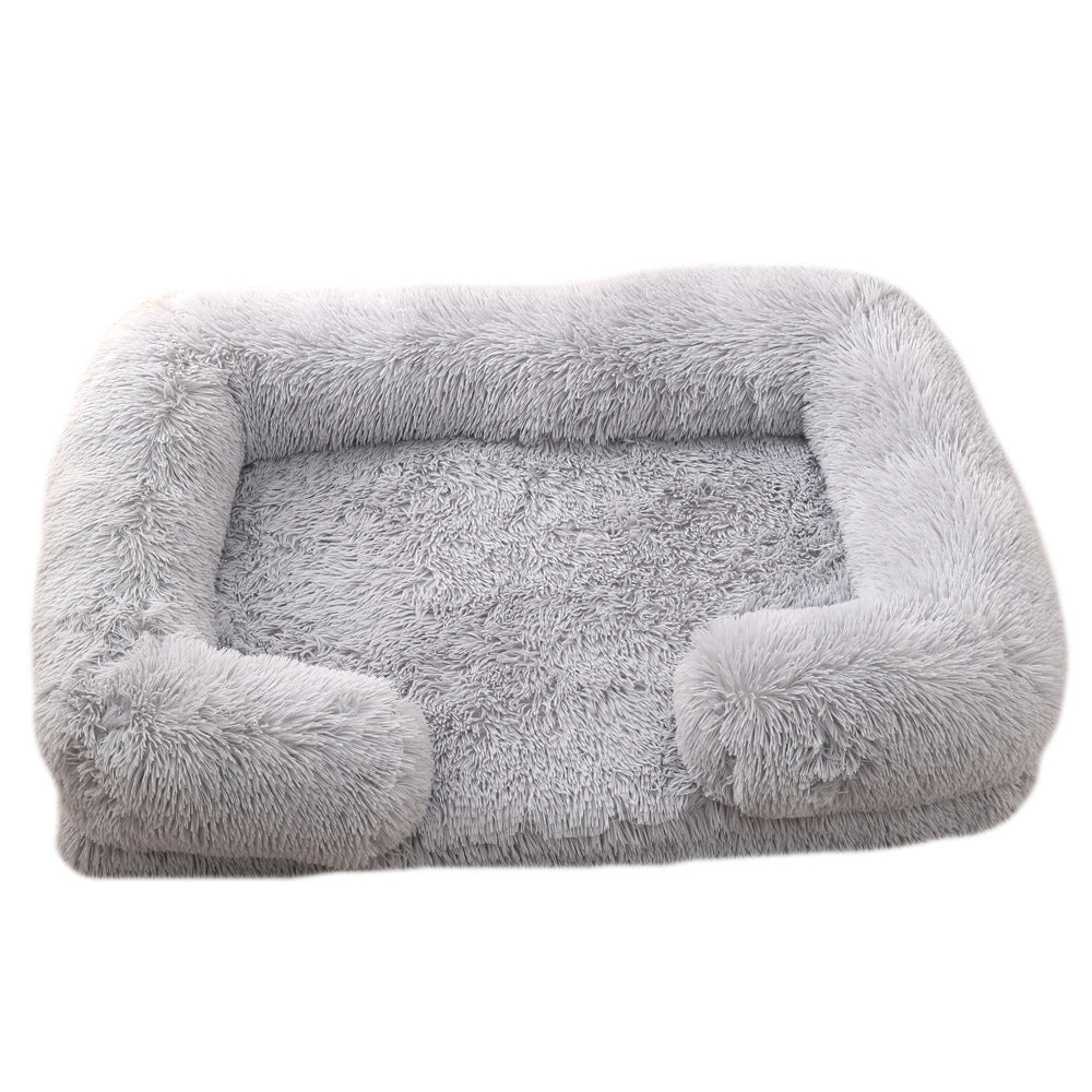 Plush Round Dog Bed