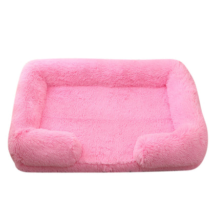 Plush Round Dog Bed