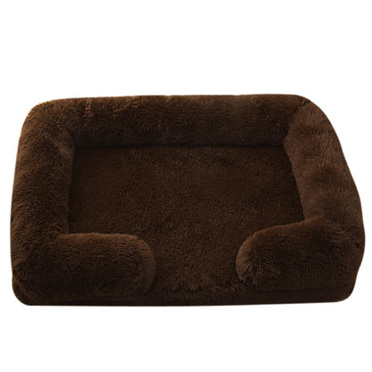 Plush Round Dog Bed