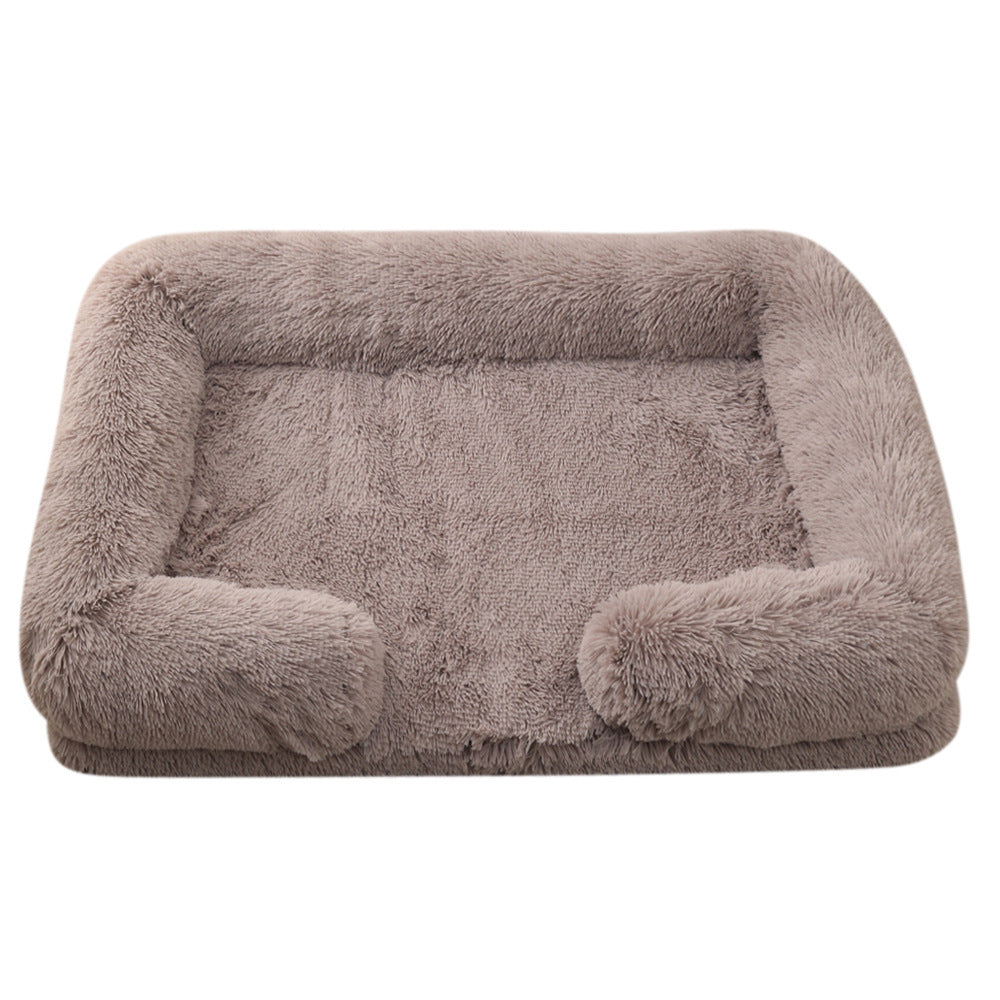 Plush Round Dog Bed