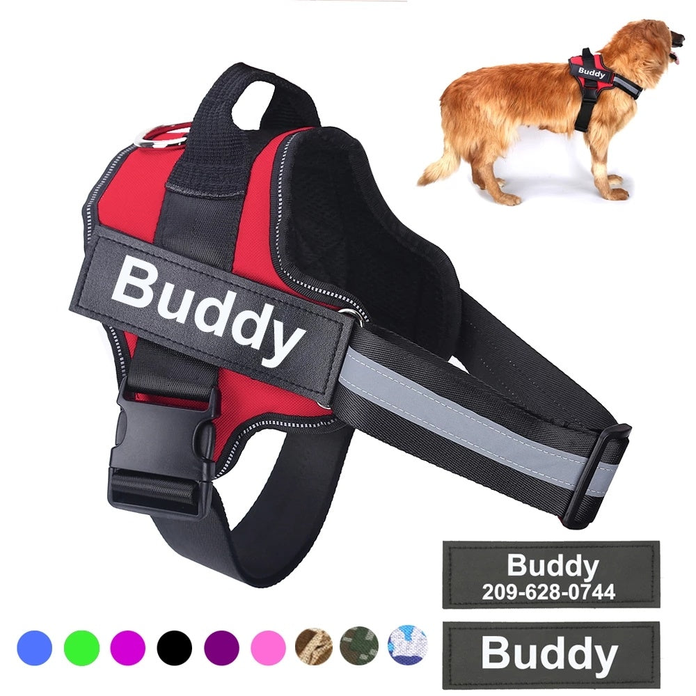 Personalized Adjustable Dog Harness