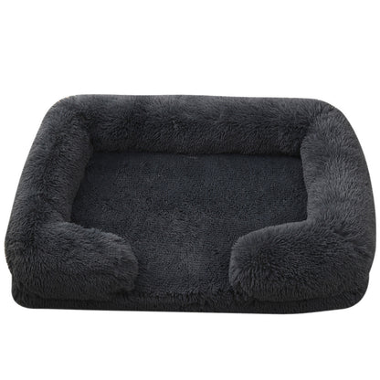 Plush Round Dog Bed