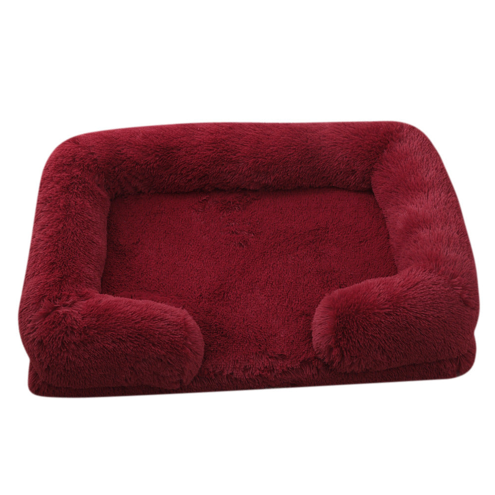 Plush Round Dog Bed