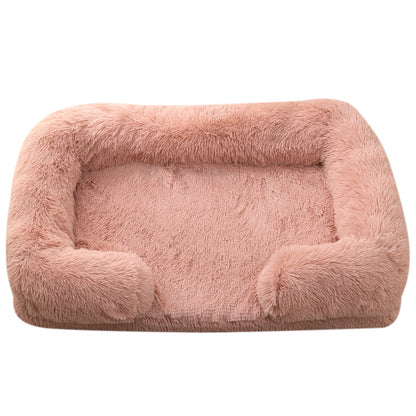 Plush Round Dog Bed